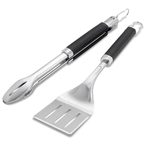 Weber Precision Grill Tongs & Spatula Set