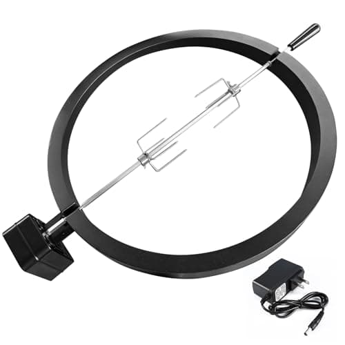 Burly Grill Rotisserie Kit for 18-inch Kamado Grills