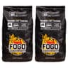FOGO Premium Hardwood Lump Charcoal (17.6 lb, 2-pack)