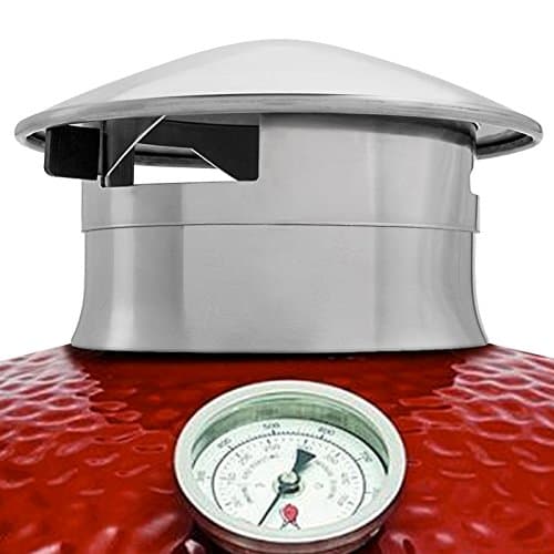 SmokeWare Stainless Steel Vented Chimney Cap (Kamado Joe)