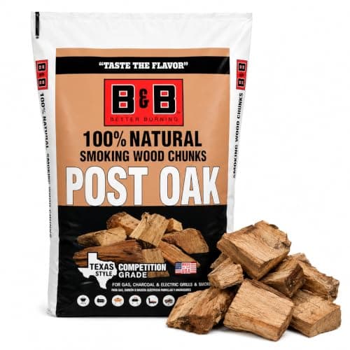 B&B Charcoal Post Oak Wood Smoking Chunks (549 cu in)